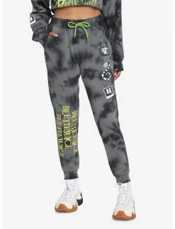 HUNIVERS Beetlejuice Icons Tie-Dye Sweatpants
