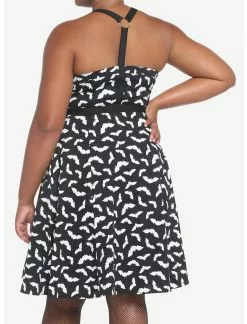 HUNIVERS Bats Retro Dress Plus Size -Deals Dresses Store 18569580 av2