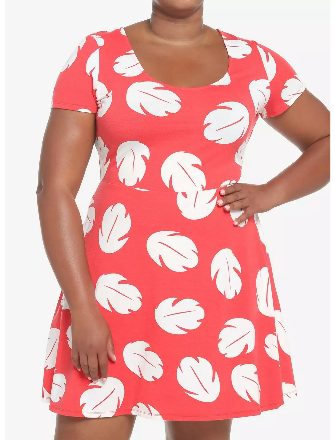 HUNIVERS Disney Lilo & Stitch Skater Dress Plus Size 1 HUNIVERS Disney Lilo & Stitch Skater Dress Plus Size