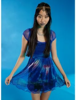 HUNIVERS Avatar: The Way Of Water Mesh Dress